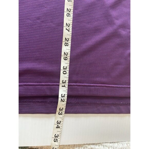 Peter Millar Summer Comfort Golf Polo Penn Tool Shirt 2XL Purple Stripe Stretch - Picture 12 of 12